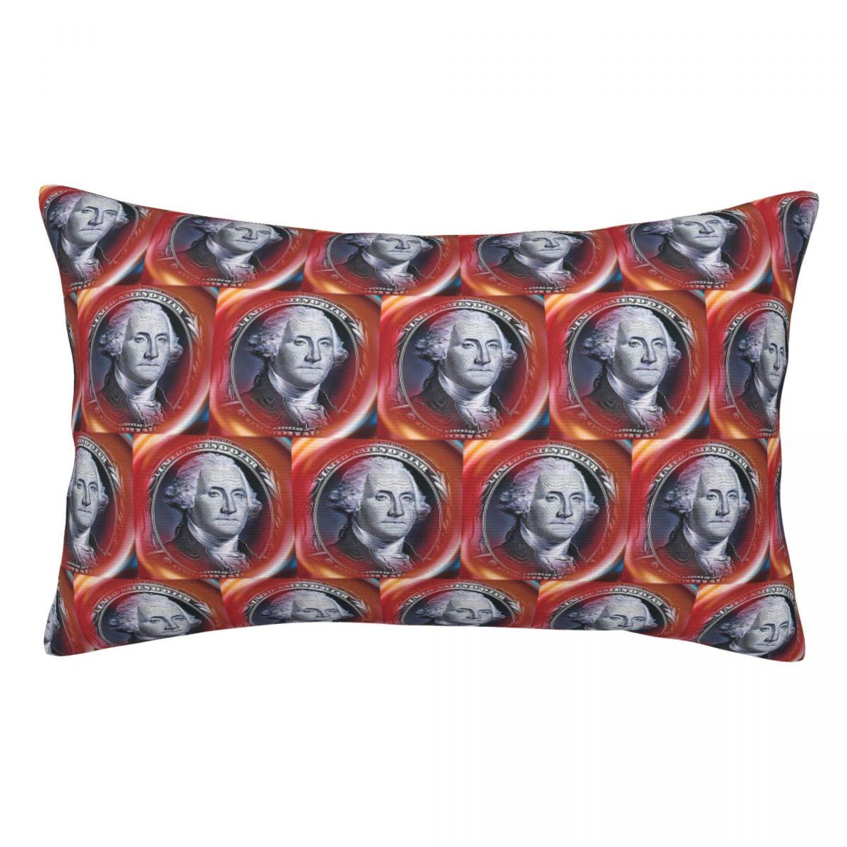 George Washington And Abraham Lincoln Rectangle Pillowcase Cushion Cover Decorative Bedroom Bed Home Comfort Throw Pillow 60x40cm