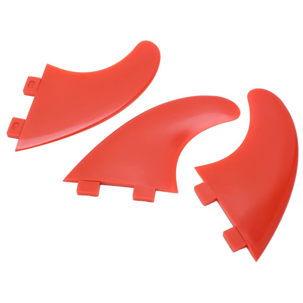 3 stk Surfebrettfinner Glassfiber Thruster Finnesett Surfetilbehør for Longboard Stående Padle