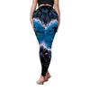 Hot-selling peach hip sweatpants, Halloween bat print women's elastic leggings