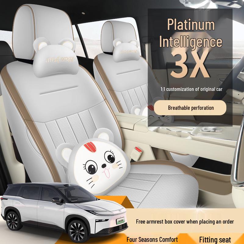 2025 Toyota BZ3X Leather Car Seat Covers: Model 610 Max All-Season Cushions