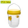 5/1PCS Reusable Wasp Trap Outdoor Hanging Transparent Insect Catcher Boxes Household Garden Farm Protector Pest Control with Lid