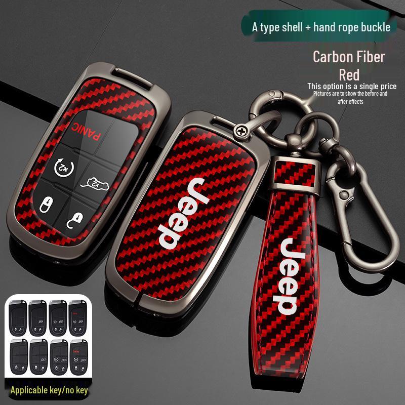 Nyckelfodral för Jeep Compass, Cherokee, Grand Cherokee, Renegade, Commander