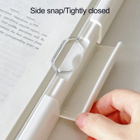 Multi-Function Exam Folder with Clip A4 Document Organizer Transparent Waterproof Writing Board Portable File Folder
