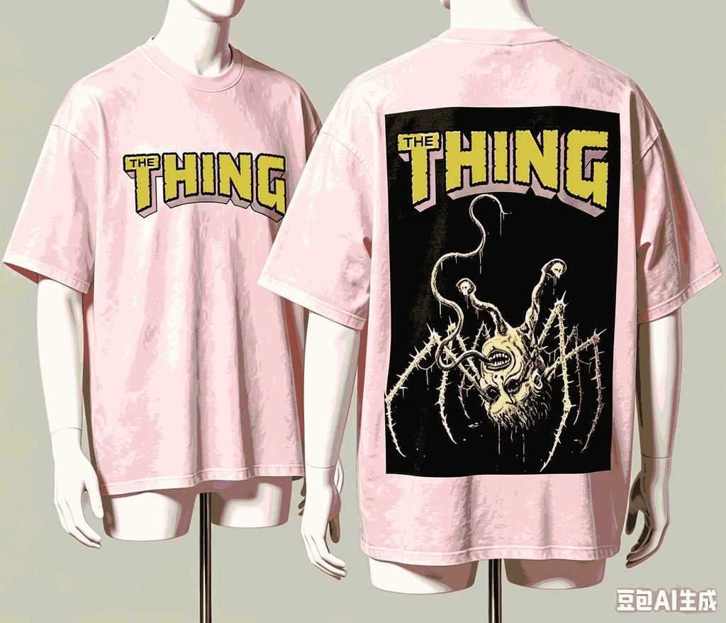 The Thing For Fan Gift Tshirt Unisex Unisex Harajuku Oversized Unisex Short Sleeve Streetwear High Quality Couples Soft Comfortable
