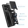 For Xiaomi Poco F6 Pro 5G/Redmi K70 5G/K70 Pro 5G Case PC+TPU Kickstand Phone Shell with Slide Camera Lid