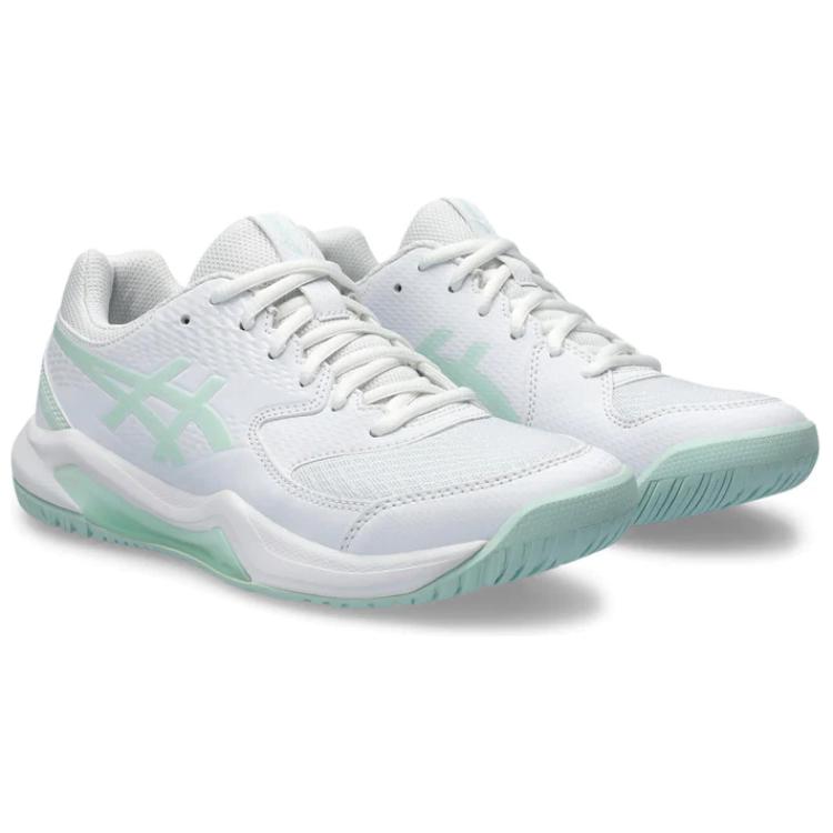 New Asics Gel Dedicate 8 White Pale Blue Women's 1042A237-102