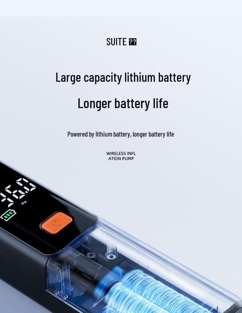 Portable High-Pressure Electric Car Tire Inflator