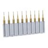 Hochwertiger Fräser Fräskopf Schneide 0,5 mm 3,175x0,5mm 37 mm CNC Hartmetall Fräser Set Endgravur Bits