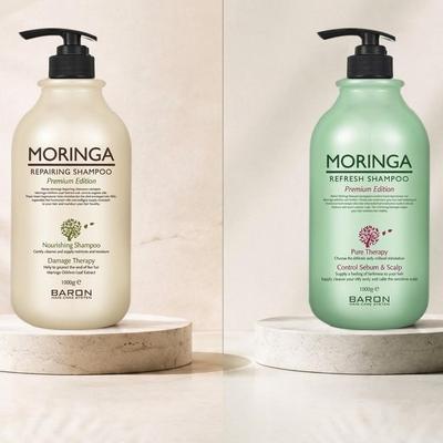 [Baron] Moringa Herstellende / Verfrissende Shampoo (1.000 g) Koreaanse haarverzorging