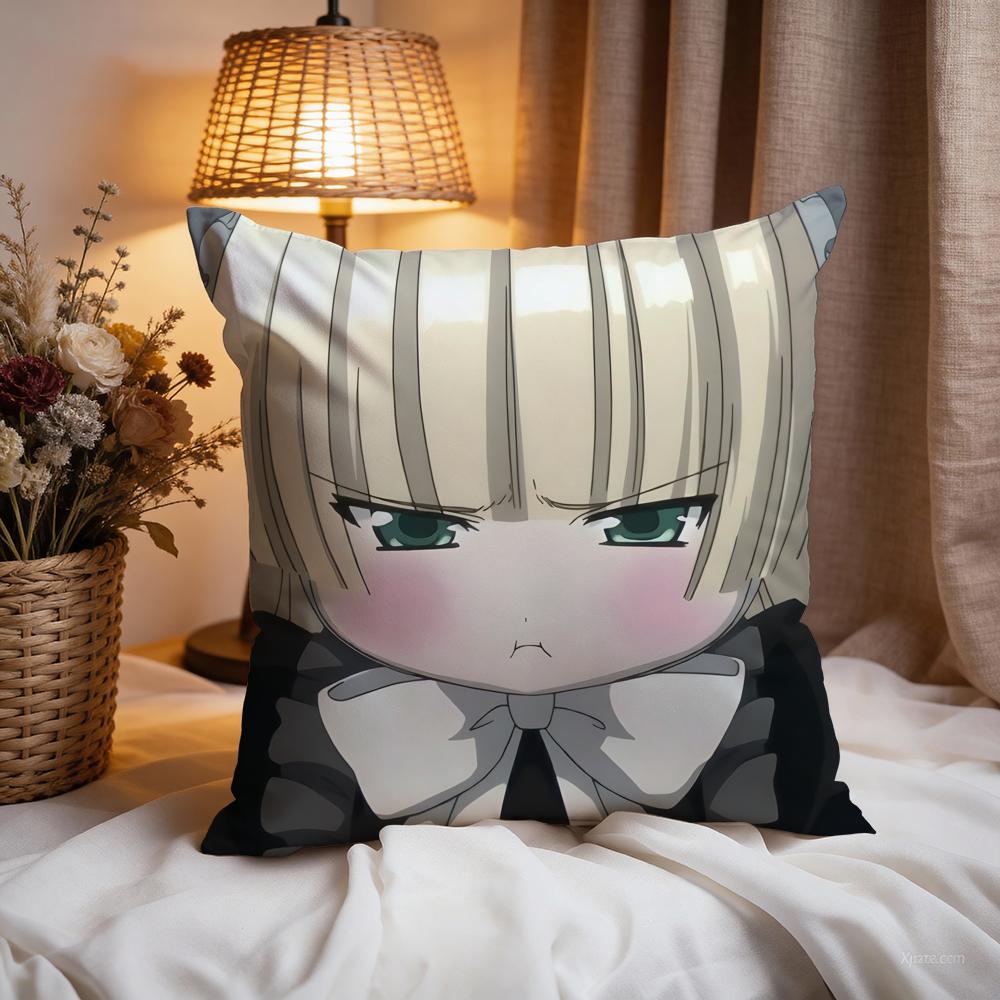 g-GOSICKs Hot Anime Cushion Cover Premium Comfort Reversible Pillow Cove -Two In One Design for Any Room & Car Interior
