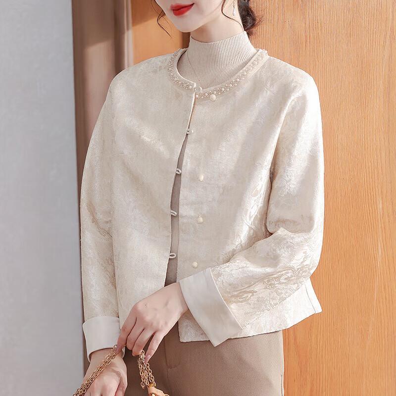 

Сюэси Женская куртка в новом китайском стиле для среднего возраста на осень 2XL