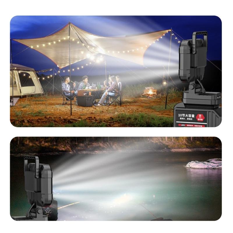 4Inch 3000Lumens Cordless LED Work Light With Double USB Charging Port For DCB206 20V batteries Camping Fishing Light