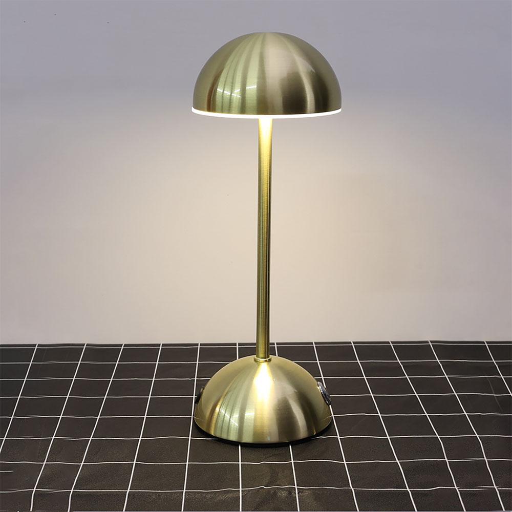 LED Charging Table Lamp Touch 3 Color Lighting Atmosphere Lamp USB Night Light Desk lamp for ReStaurant Bar Room Decoration