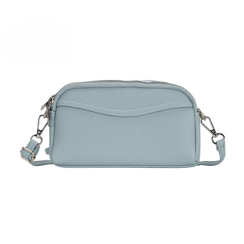 New Retro Women Bag - Two Compartment Zipper Crossbody Phone Purse Versatile Handheld Shoulder Bag for Casual Style