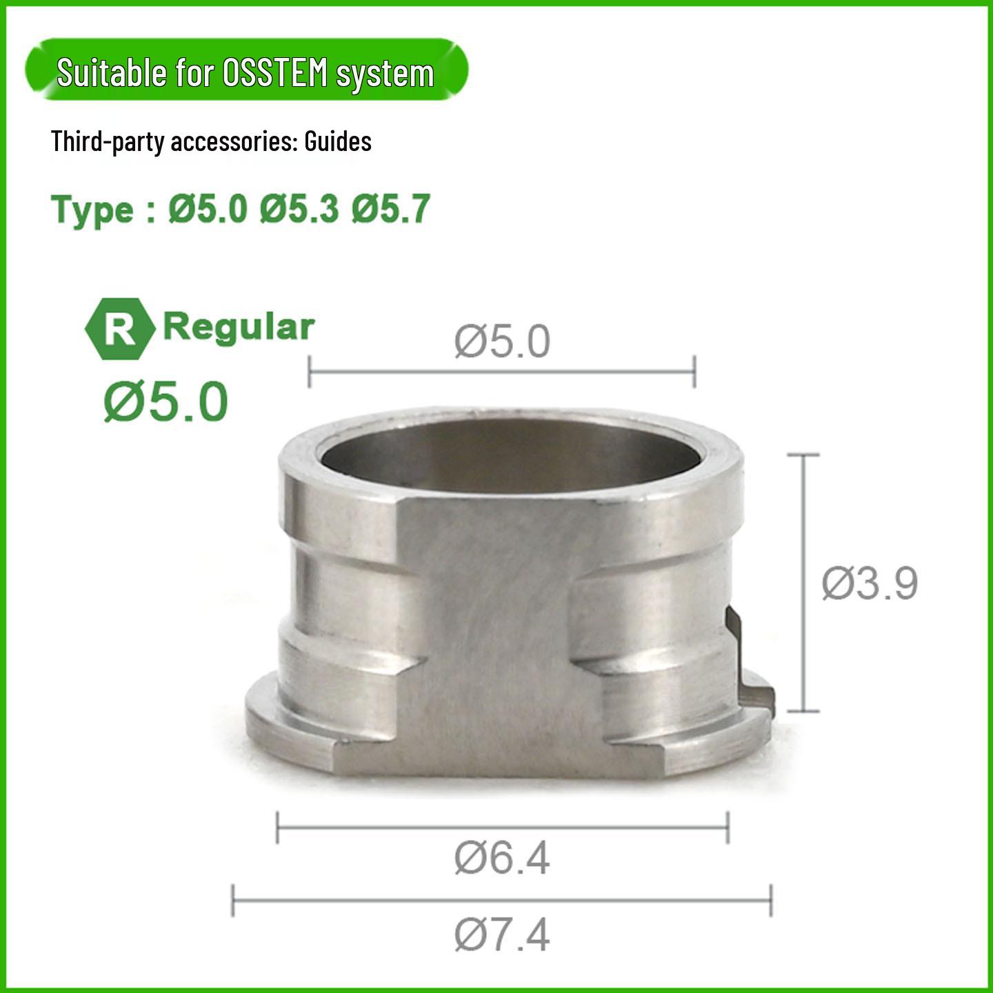 Compatible Osstem Guide Ring Abutment Screw for Digital Guide Plate