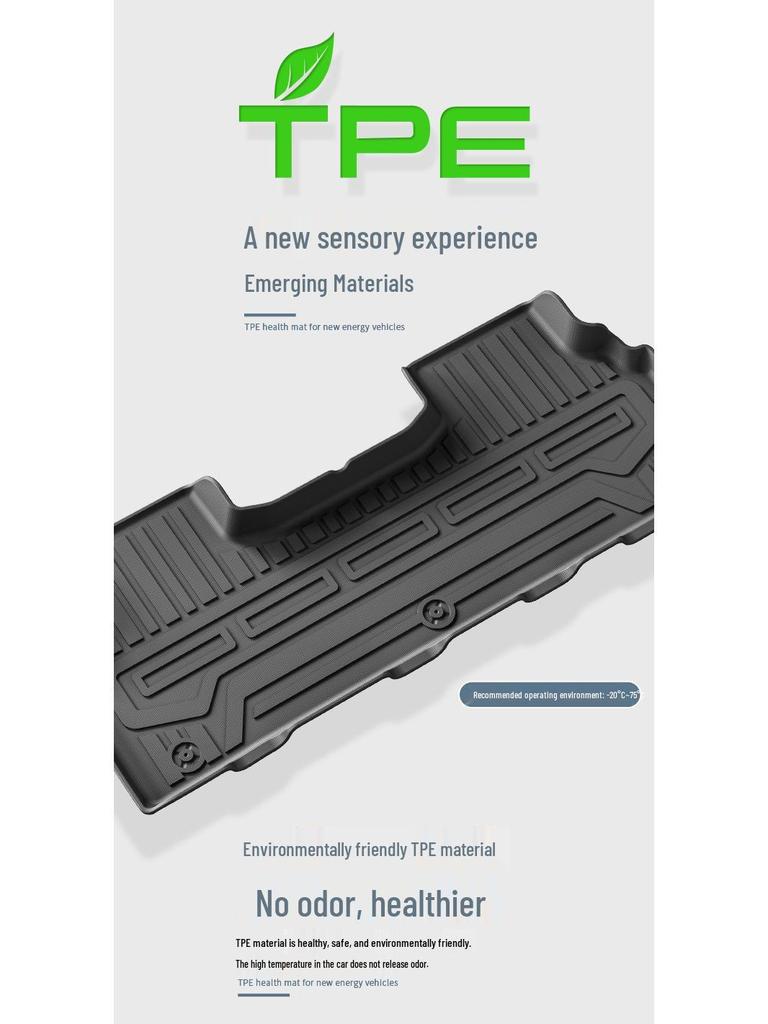 Eco-friendly TPE Floor Mats for 2024 Beijing BJ30: Car, Trunk, and Seat Backrest Mats