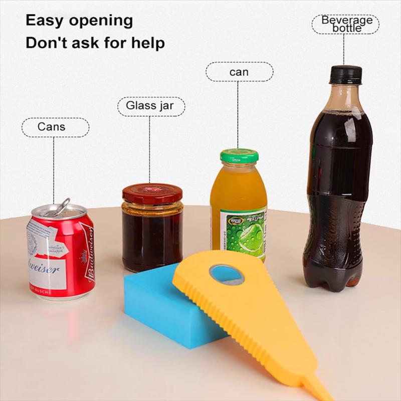 Portable Can Opener Multifunction Jar Opener Twist Off Lid Quick Opening Bottle Opener Kitchen Gadget Bar Tool