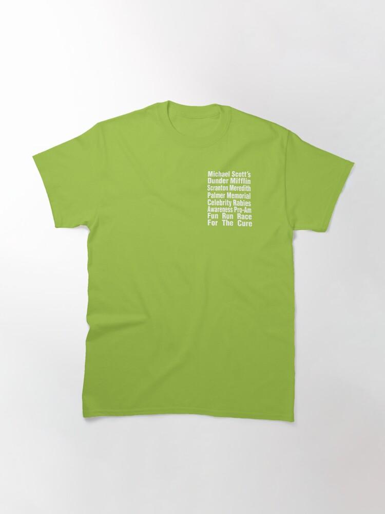The Cure The Office T-Shirt - Michael Scott's Fun Run Race for the Cure Classic T-Shirt