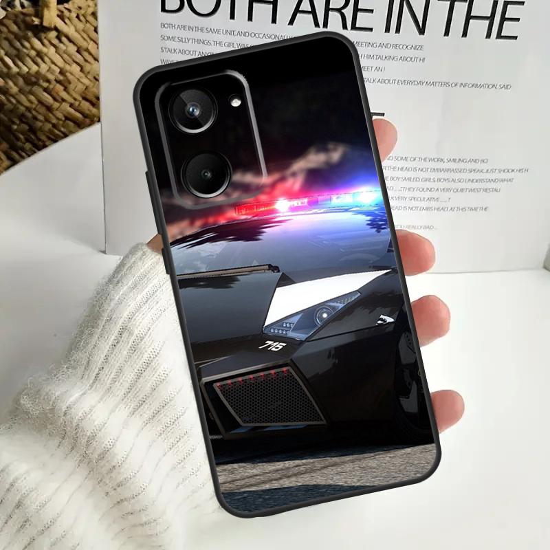 Police Car For Realme 15 Pro 10 11 12 13 14 Pro Plus C67 C65 C63 C61 C55 C53 C51 C35 C71 C75 GT7 Case