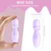 Women's Mini Vibrating Bowling Ball Massager - Strong Vibration Massage & Teasing Stick