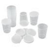 10Pcs Measuring Cups With Lid Transparent Plastic Scale Beaker Cups Lab Container Jugs Kitchen Baking Tool