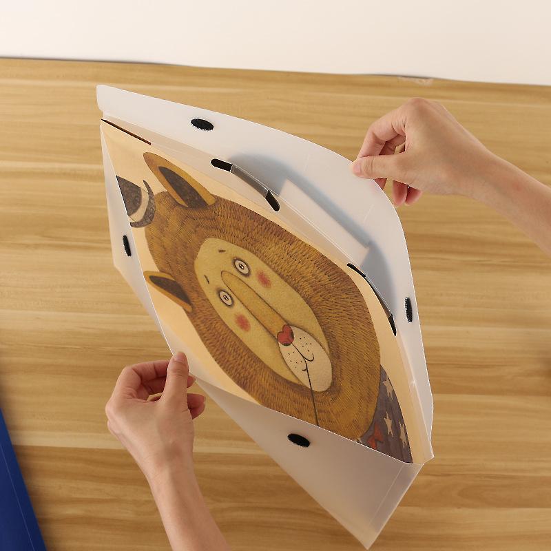 Portable A1-A3 File Organizer: Multi-Size Poster, Album, and Document Storage Bag