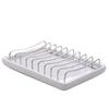 Stainless Steel & Ceramic Soap Holder with Drainage for Bathroom
