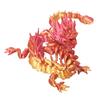 3D Printed Chinese Loong Figurine Movable Joints Standing Dragon Figure Articulated Dragon Model Fidget Toy Desktop Decoration Ornament