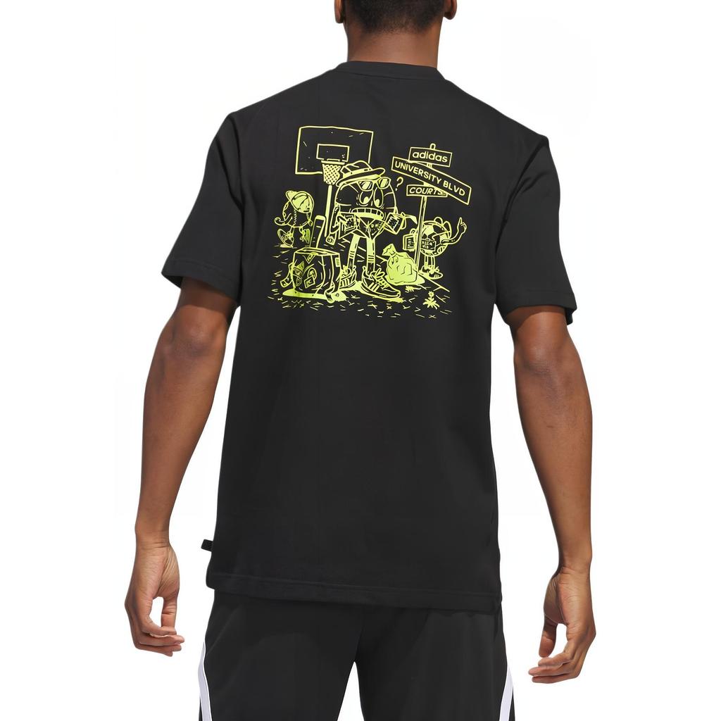 adidas LIL S LOST Tee Black Men Streetwear IY1135