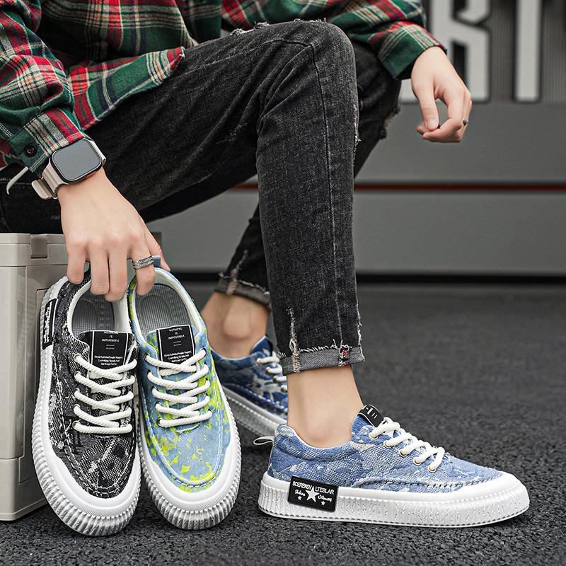 Модная дышащая повседневная парусиновая обувь для подростков — фото 10