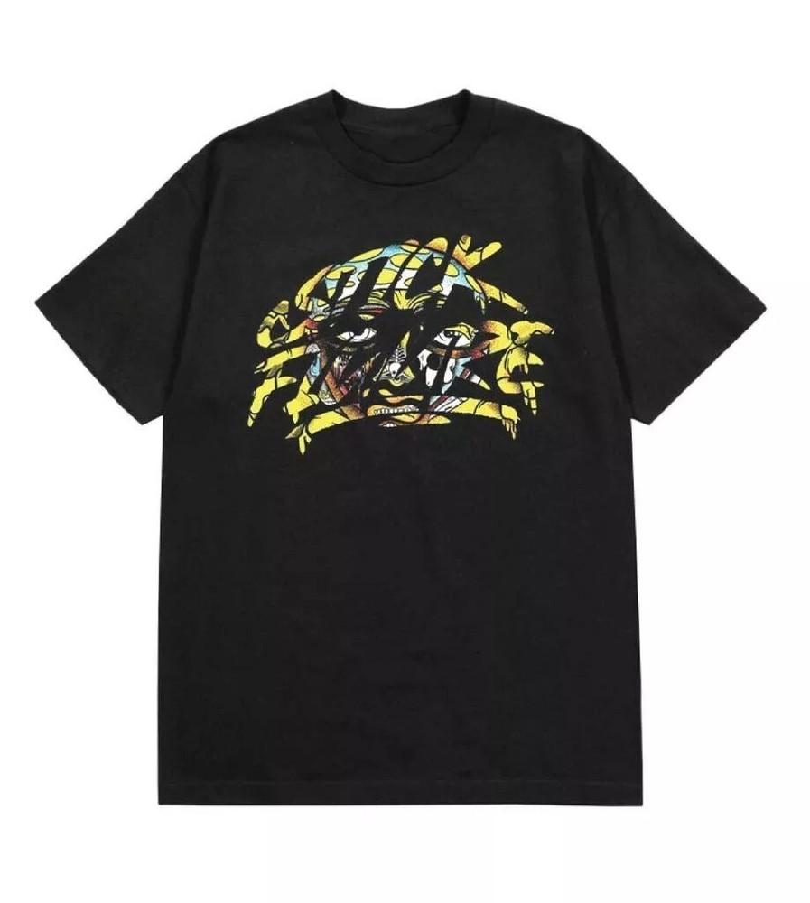 Logo Stick Figure Black 100% Cotton Full Size T-Shirt Gift For Fan Unisex T-Shirt S