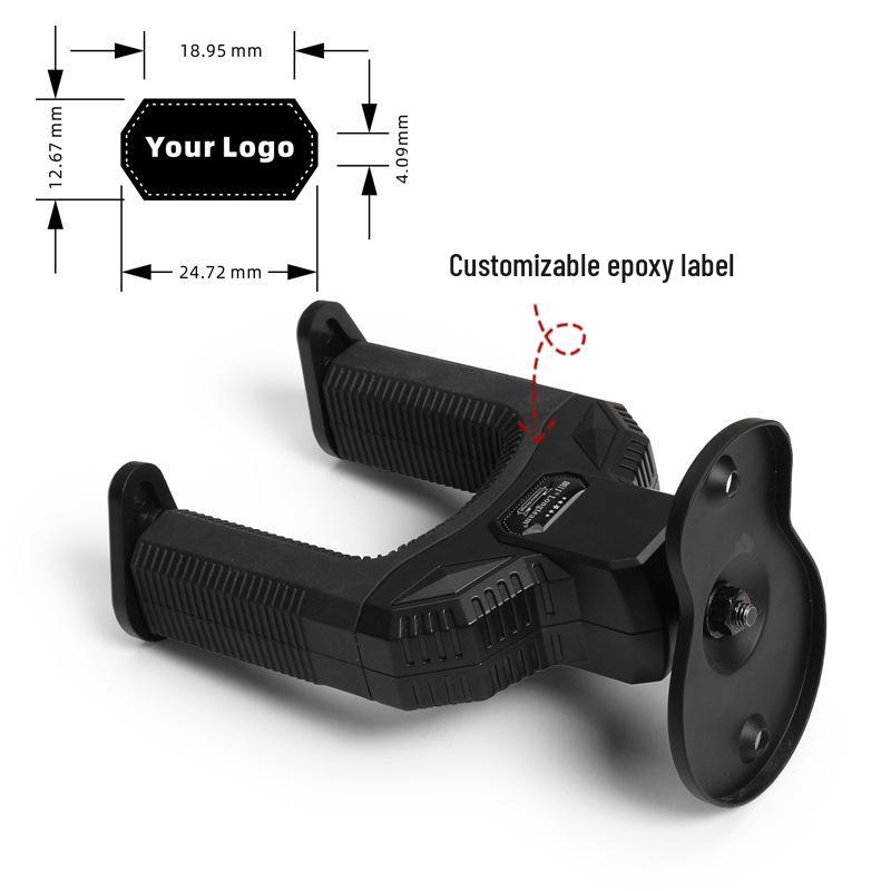 Samozamykací nástěnný držák na kytaru a ukulele