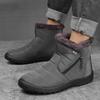 Mode Schnee Damenstiefel Bequeme Damenstiefel Wasserdichte Damenschuhe Reißverschluss Schuhe Frau Weiches Fell Damen Winterstiefel Botas Mujer