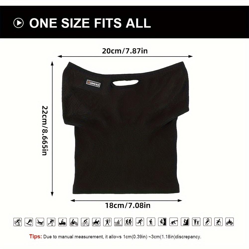 2 vnt. Vėjo nepraleidžiantys pusės veido uždangalai vyrams ir moterims - uždedami už ausų, patogūs sportui, kvėpuojantis mezginys, idealūs dviračių sportui, bėgiojimui ir lauko veiklai