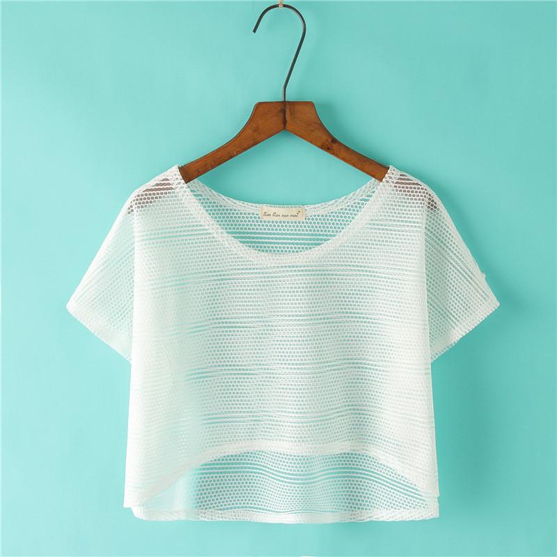 Summer New All-Match Swimsuit With A Thin Blouse Lace Blouse Cape