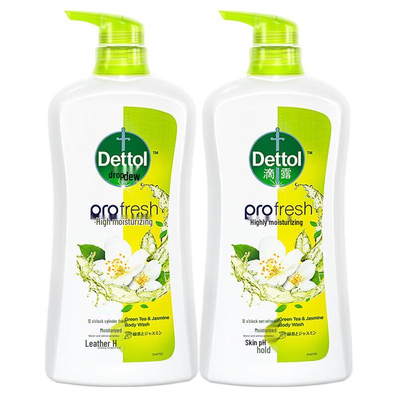 

Dettol Jasmine & Green Tea Refreshing Shower Gel (2 x 650g)