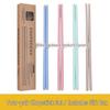 Eco-Friendly Wheat Straw Tableware Set: Portable Fork, Spoon, Chopsticks (3-Piece) + Cup, Bowl, Plate (6-Piece) - Ideal Promotional Gift