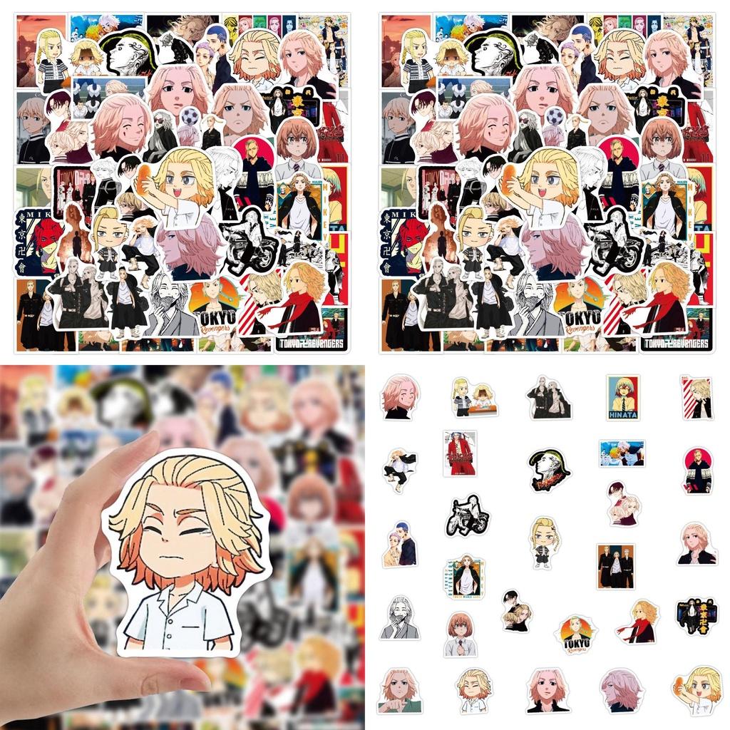 50pcs Revengers Tokyo Sticker Pack Set Game Diy Imposter Waterproof Decal