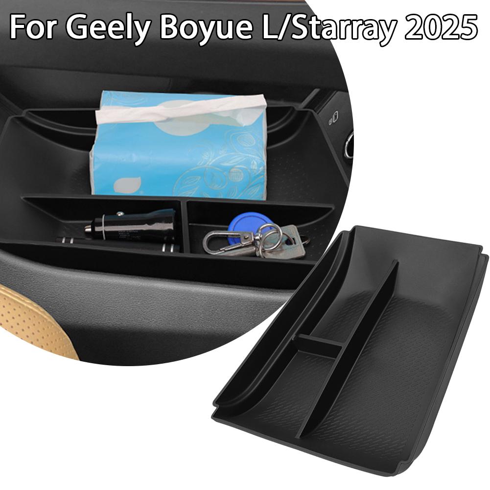 Car Storage Box For Geely Boyue L Models 23 To 2armrests And Cup Holders Central Console Organizer Interior Accessoriy Blac Y3G7