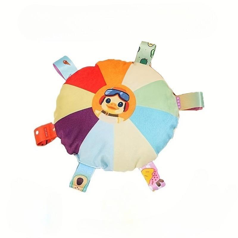 1pc Plush Squeaky Dog Toy - Cartoon Pattern, Interactive Sound Toy Suitable for All Breeds, Durable Puppy Play and Training