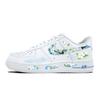 Air Force 1 Begonia Blossom Cushioning, Wear Resistant Skateboard Shoes Unisex White CW2288-111(Team352-)