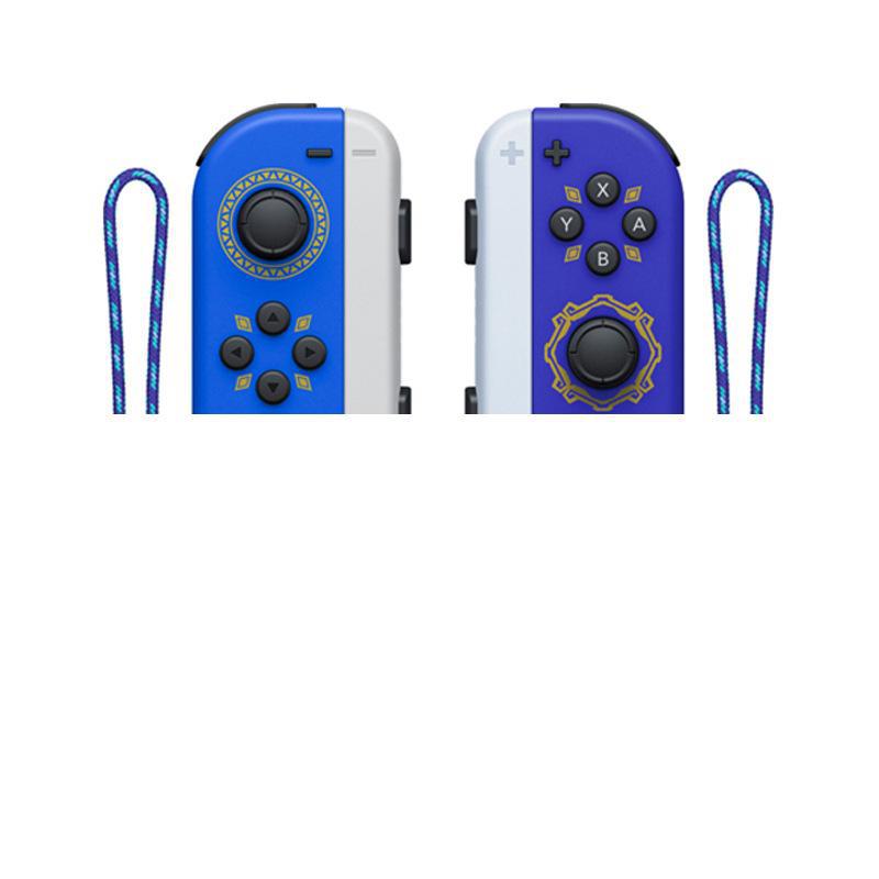 NS Switch JoyCon Bluetooth Controller with Left/Right Handles, Remote Wake-Up, and Hand Strap