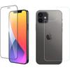 Careflection Premium 3D Edge To Edge Front And 2.5D Back Tempered Glass Screen Protector Scratch Guard For Apple Iphone