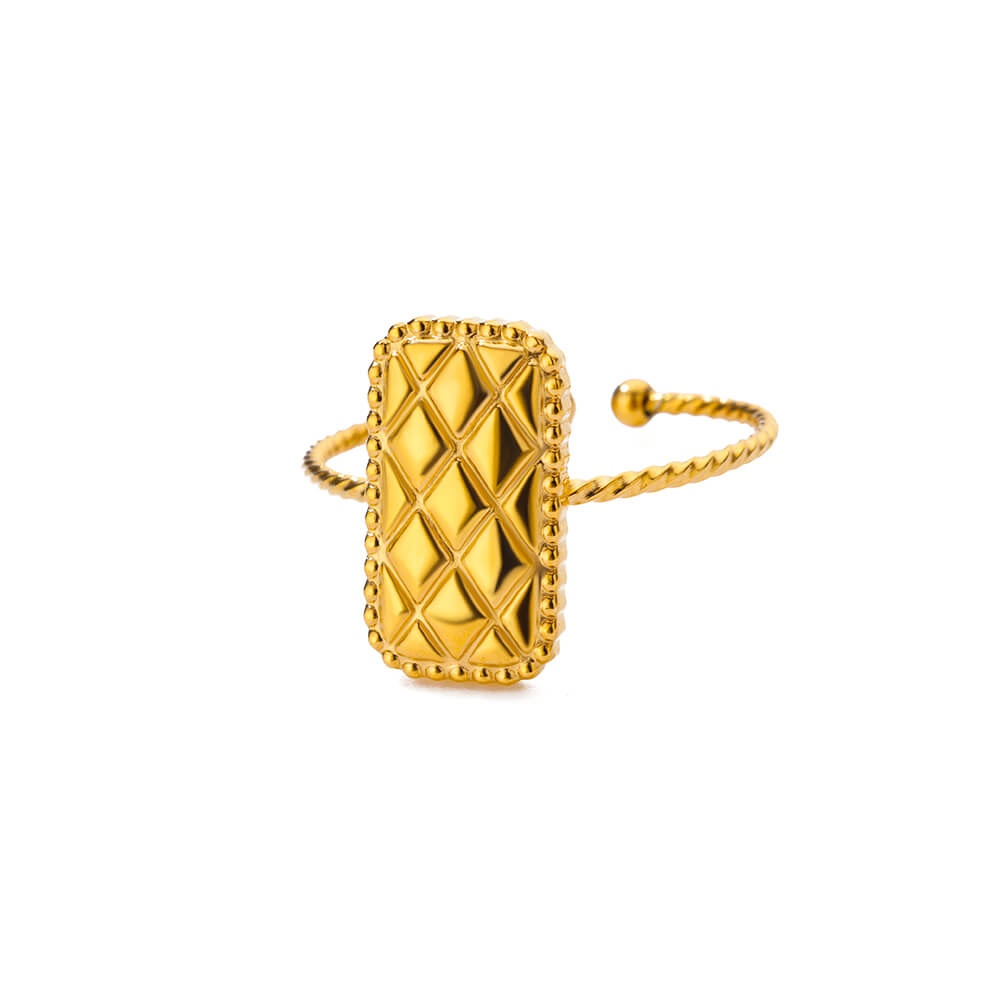 Stainless Steel Evil Eye Sun Rings For Women Gold Color Geometric Flower Ring Aesthetic Wedding Party Fashion Jewerly Gift