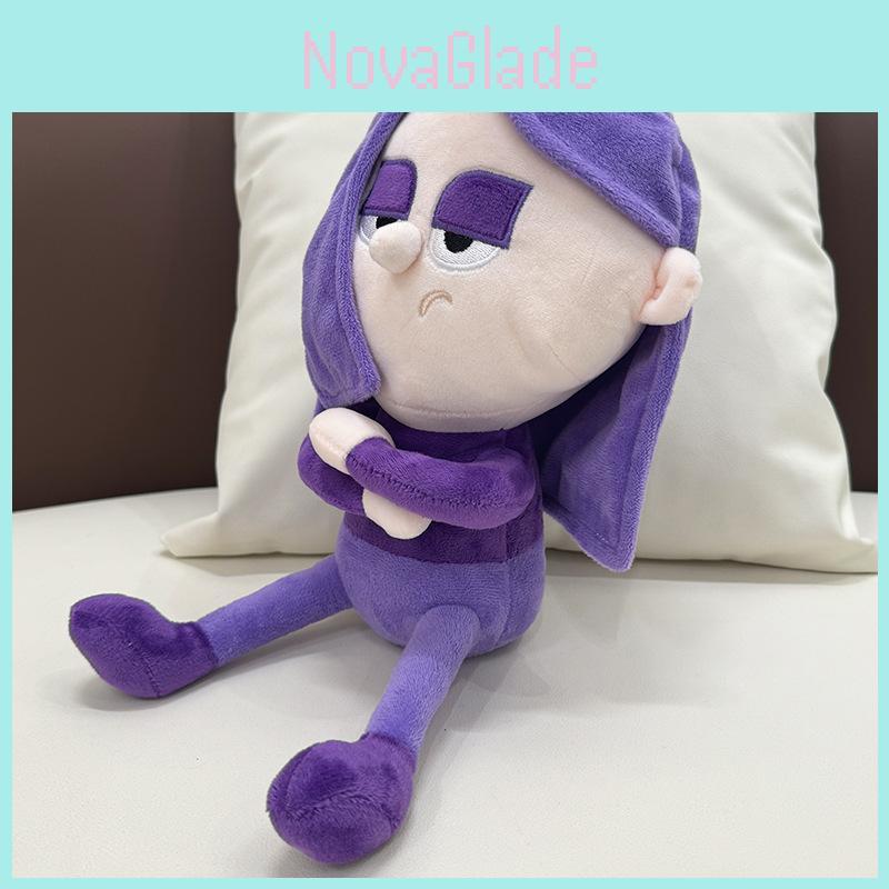 Adorable Plush Duolingo Owl With Purple Hair Perfect Study Buddy Gift
