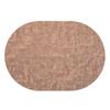 Nordic Oval Fabric Texture Placemat - Waterproof, Oilproof, Heat Insulation, Anti-Scald Mat 