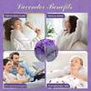 New 24 Pack Natural Dried Lavender Sachet 2023 Fresh Lavender Buds Strong Fragrance And Long Lasting For Home Clothes Storage Drawers And Closets-yezi