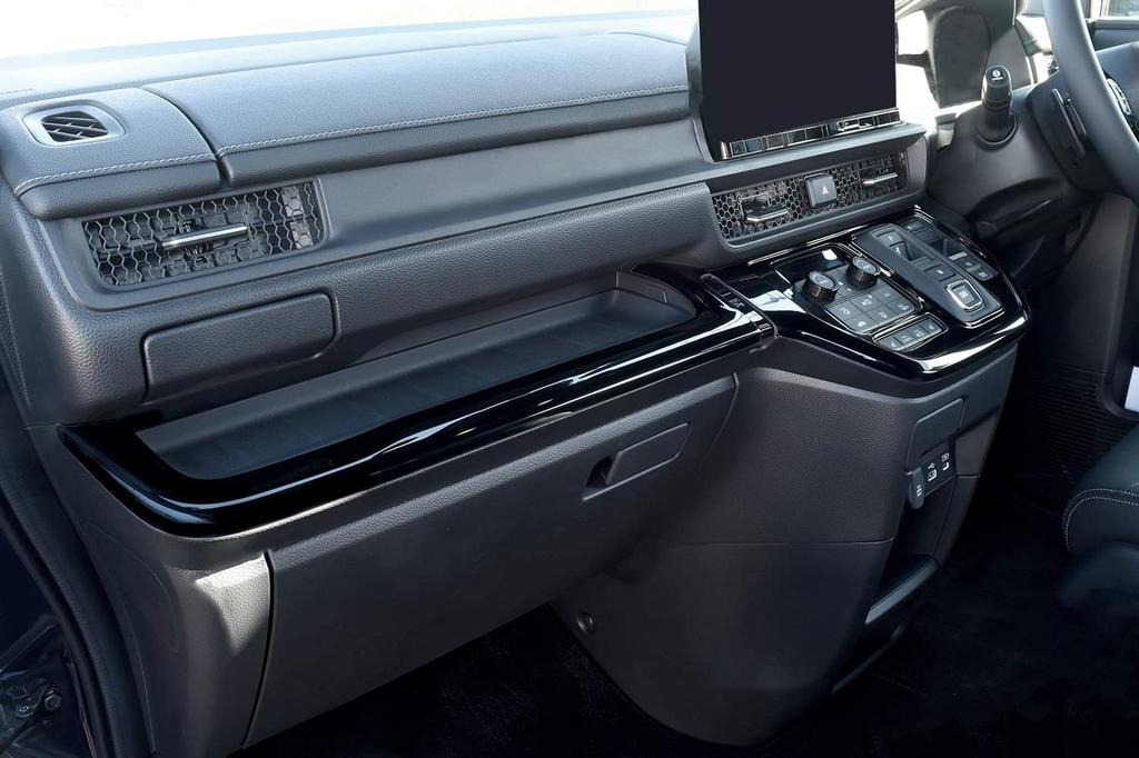 SecondStage Honda Step WGN SPADA AIR Instrument Panel Piano Black RP6/7/8 Lower, (H050BLK)