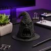 Dark Style Room Accessories 3D Printed Big Mouth Wizard Hat Figurine, Scary Witch Window Display Ornaments Tabletop Statue, Gothic Halloween