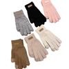 Maillard Women's Korean Style Knitted Winter Touchscreen Gloves - Warm, Thick, Candy Color, Plus Velvet